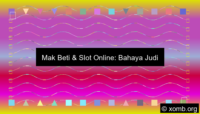 Mak Beti Promosi Slot Online Ke Mahasiswa