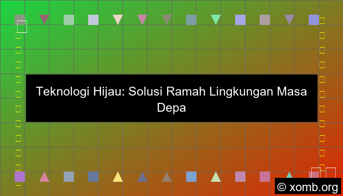 Teknologi Hijau